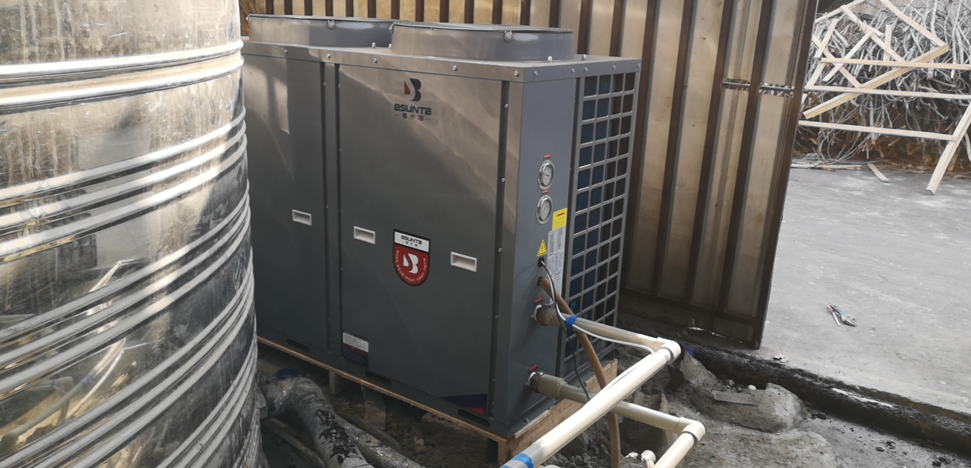 成都市青白江區祥福中學熱水工程